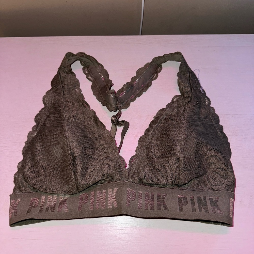 VS Pink green bralette top | S